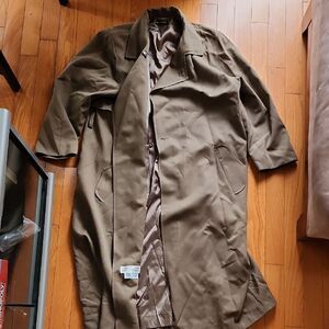 Sara Roberts (Made In The USA) Classic Brown Trench Coat- Women's Size Large